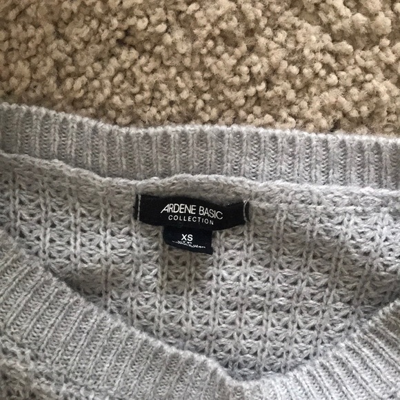 Grey Knit Ardene Sweater - Picture 3 of 3